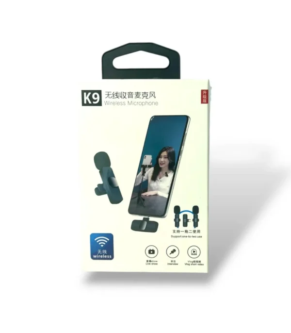 Bezprzewodowy Mikrofon K9 do Telefonu