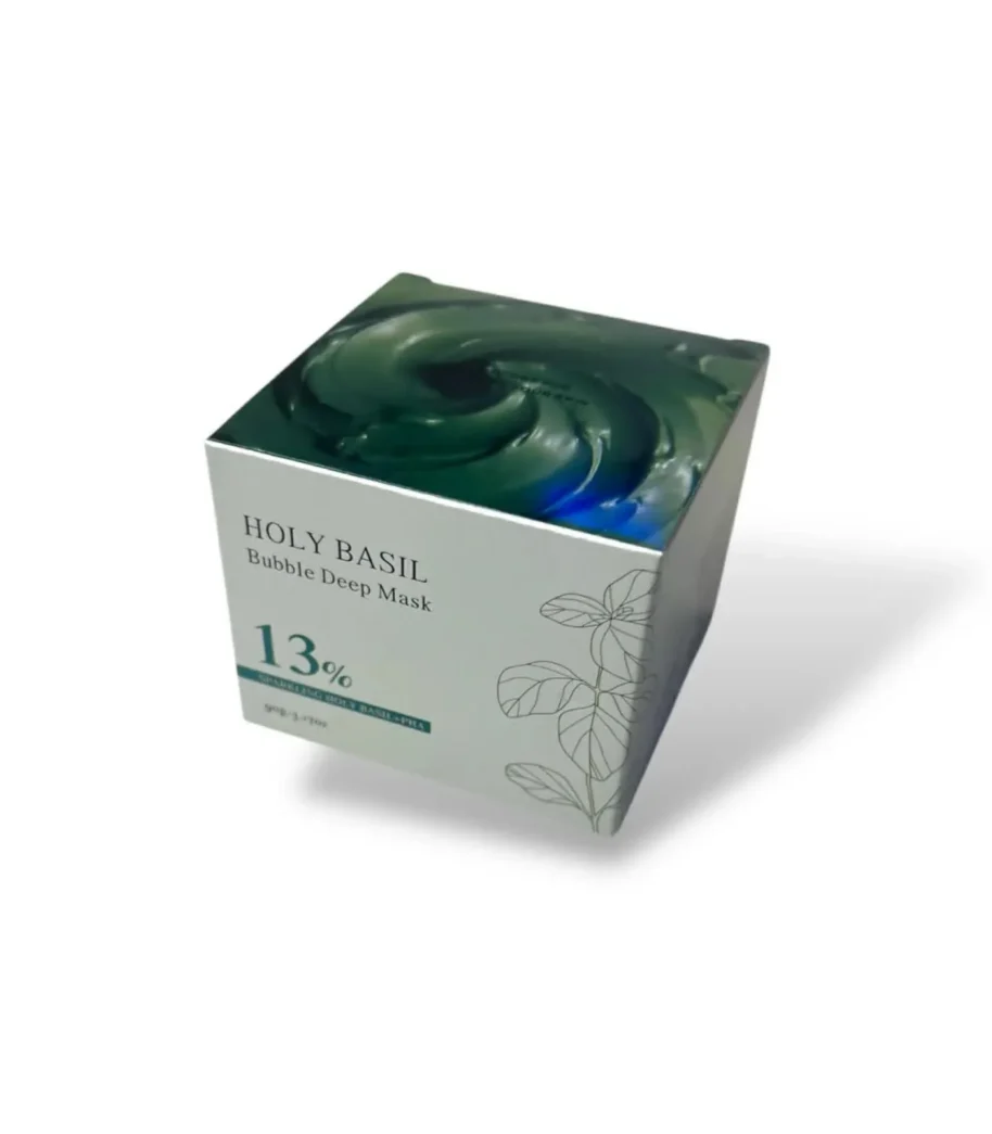Oczyszczająca maska bąbelkowa P.CALM Holy Basil Bubble Deep Mask 90 g (1)