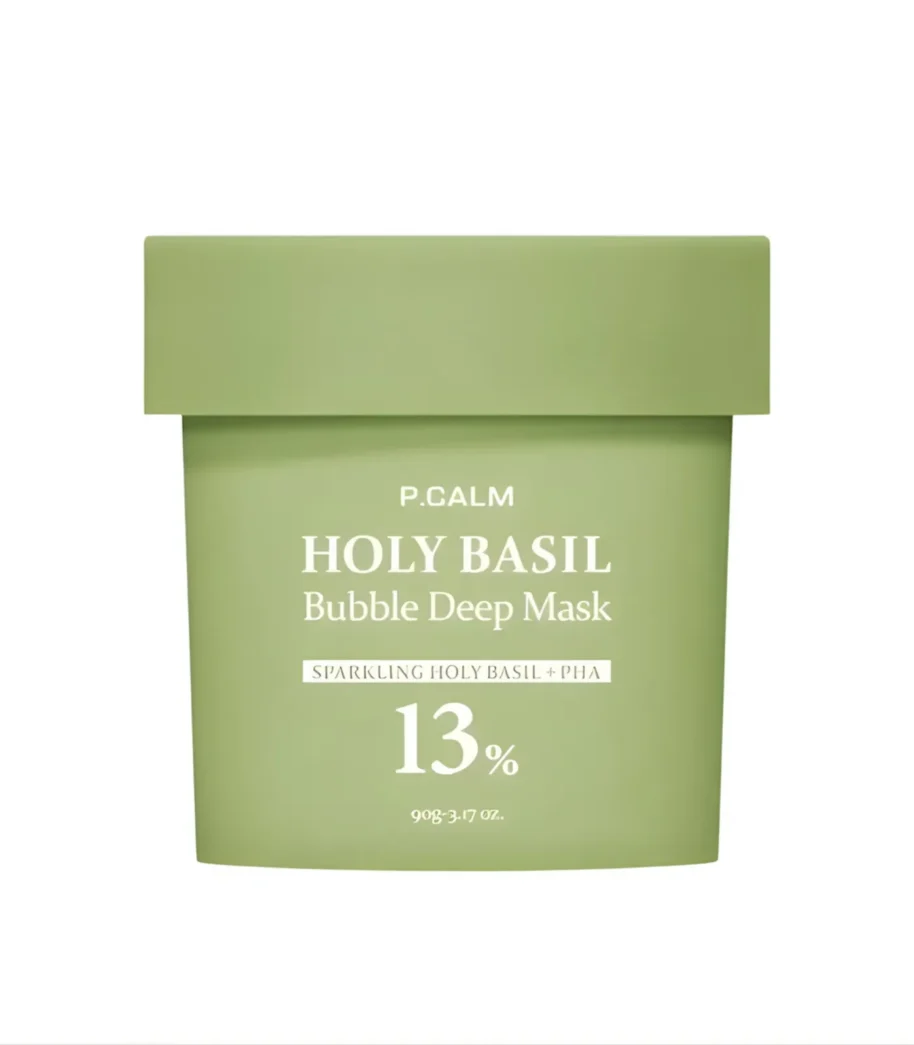 Oczyszczająca maska bąbelkowa P.CALM Holy Basil Bubble Deep Mask 90 g (3)