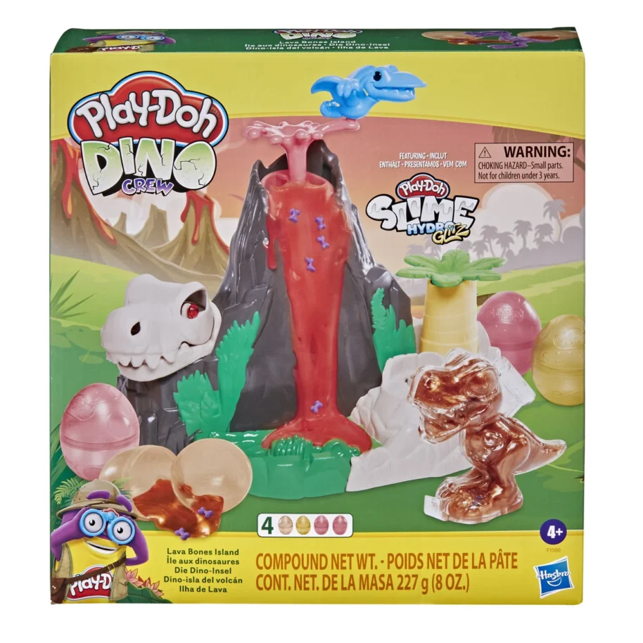Zestaw Play-Doh Dino Crew Slime HydroGlitz Hasbro (Wulkan z Dinozaurami) Zestaw Play-Doh Dino Crew Slime HydroGlitz Hasbro (Wulkan z Dinozaurami)