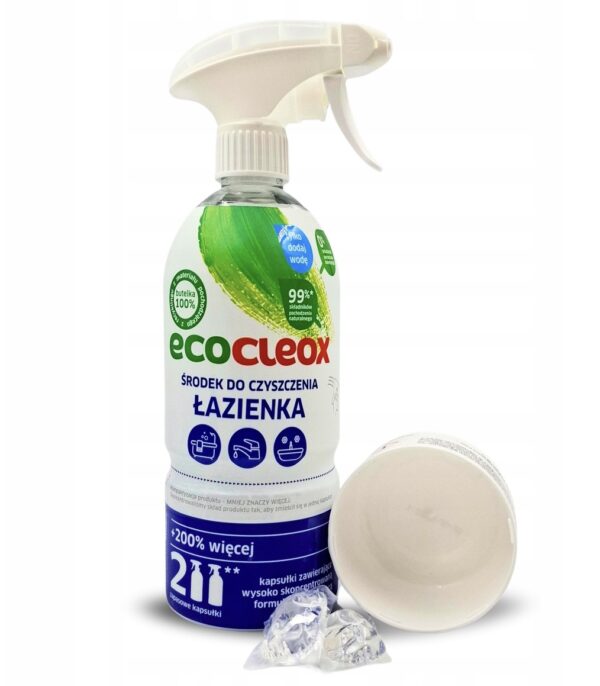 środek do czyszczenia łazienki EcoCleox spray 2w1