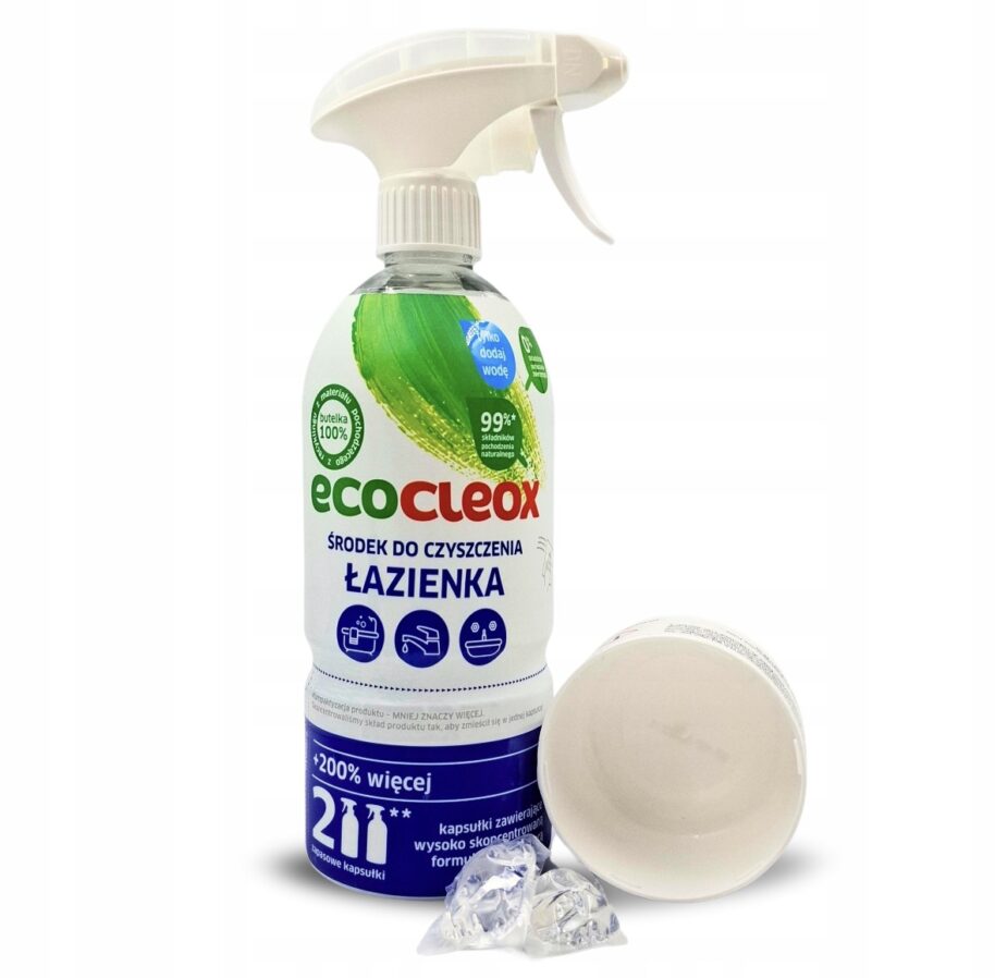środek do czyszczenia łazienki EcoCleox spray 2w1 środek do czyszczenia łazienki EcoCleox spray 2w1
