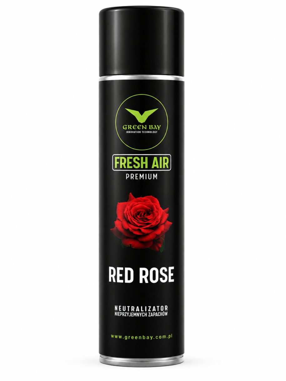 8FF2EEDE-3C42-4B6E-BE7D-EA89439CC539 Odświeżacz powietrza Green Bay Fresh Air Premium Red Rose 300ml