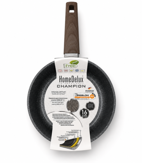 8c17d0a9-603e-44e7-83d5-316d3991970b Patelnia 16 cm HomeDelux non stick na indukcję