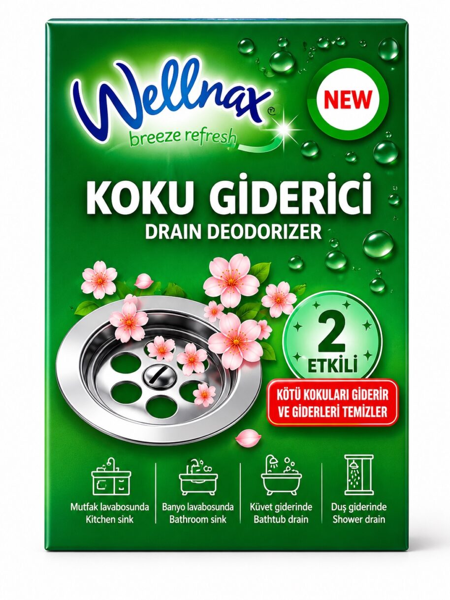 Granulki do udrażniania odpływu Wellnax Breeze Refresh