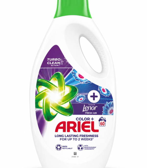 Ariel Color + Lenor Fresh Air 60 prań żel do prania kolorów