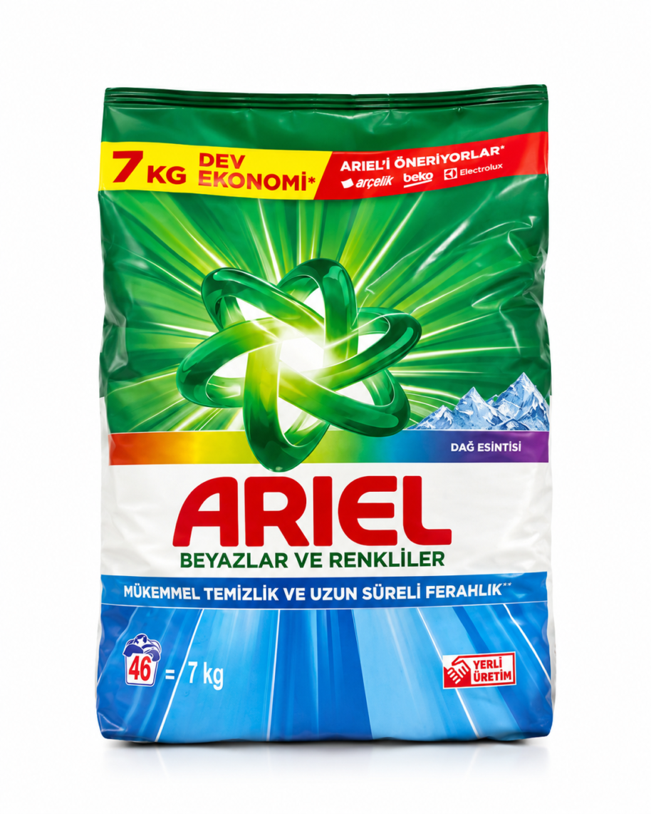 Ariel 7kg Ariel proszek do prania 7 kg do białych i kolorowych tkanin