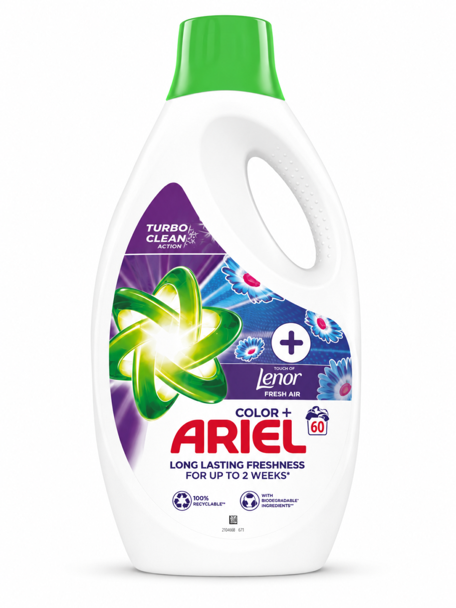 Ariel Ariel Color + Lenor Fresh Air 60 prań żel do prania kolorów