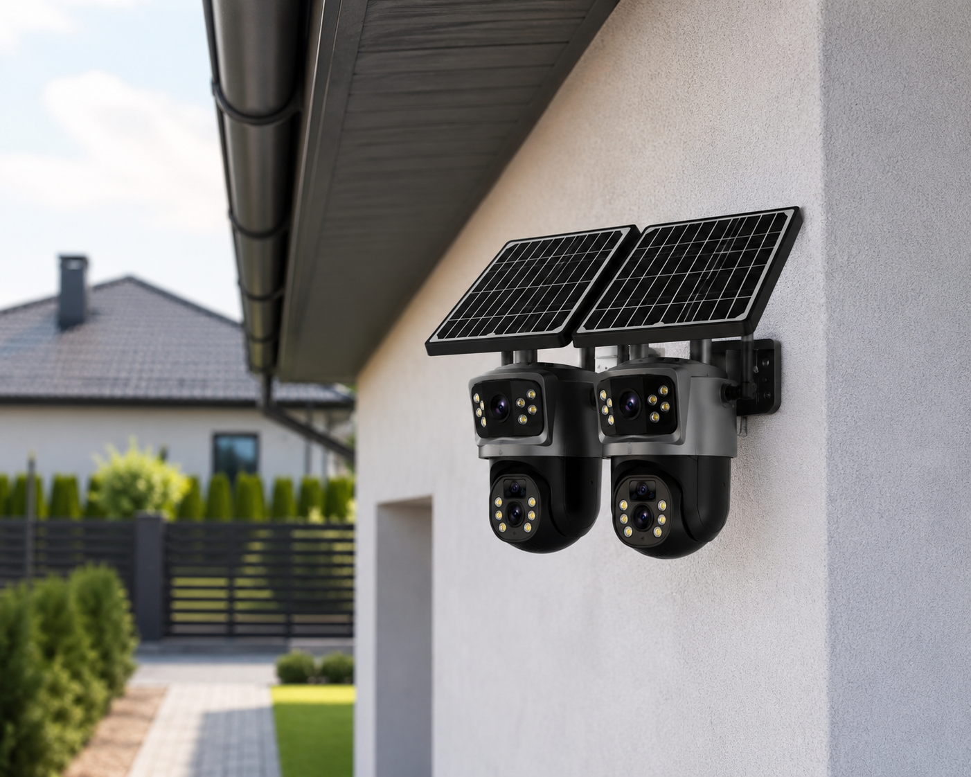 Kamera zewnętrzna solarna 4G HD IP66 z panelem solarnym