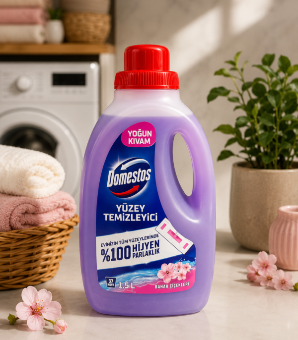 Domestos Płyn do mycia powierzchni Domestos 1,5 l Kwiaty Wiosny