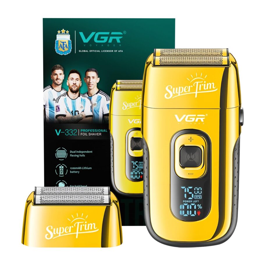 Golarka Golarka elektryczna VGR V-332 Super Trim złota
