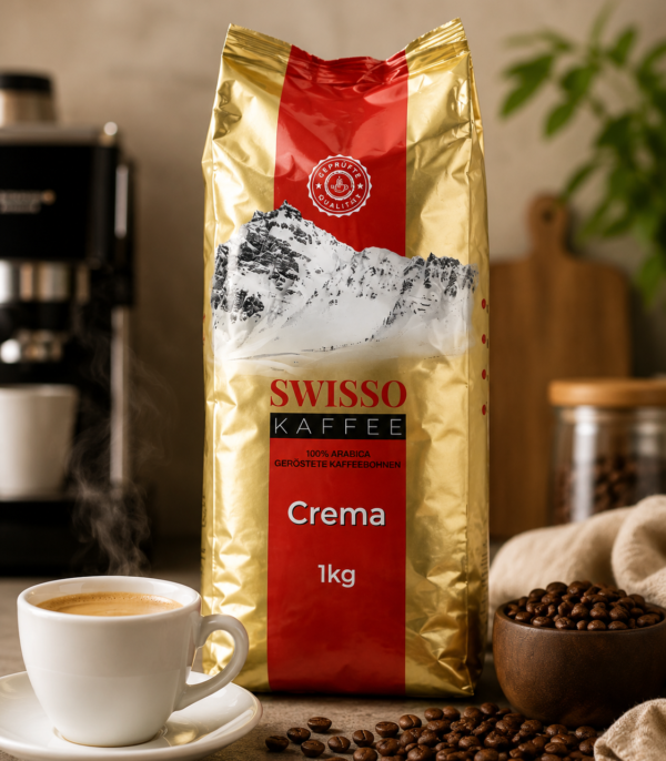 Kawa ziarnista Swisso Kaffee Crema 1 kg