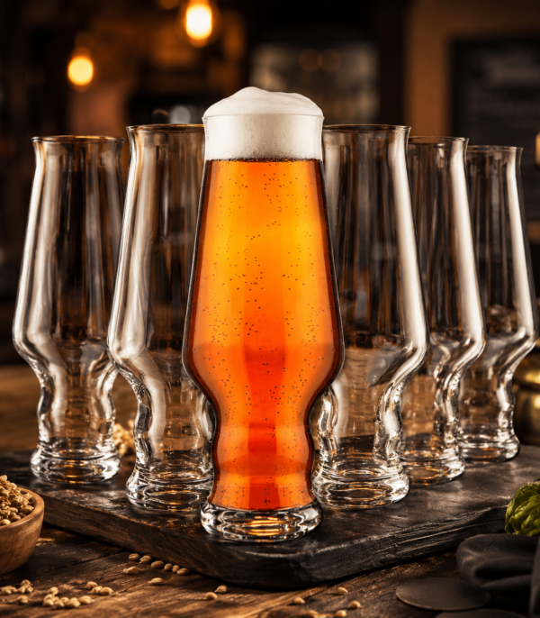 Krosno Splendour szklanki do piwa 480 ml komplet 6 sztuk