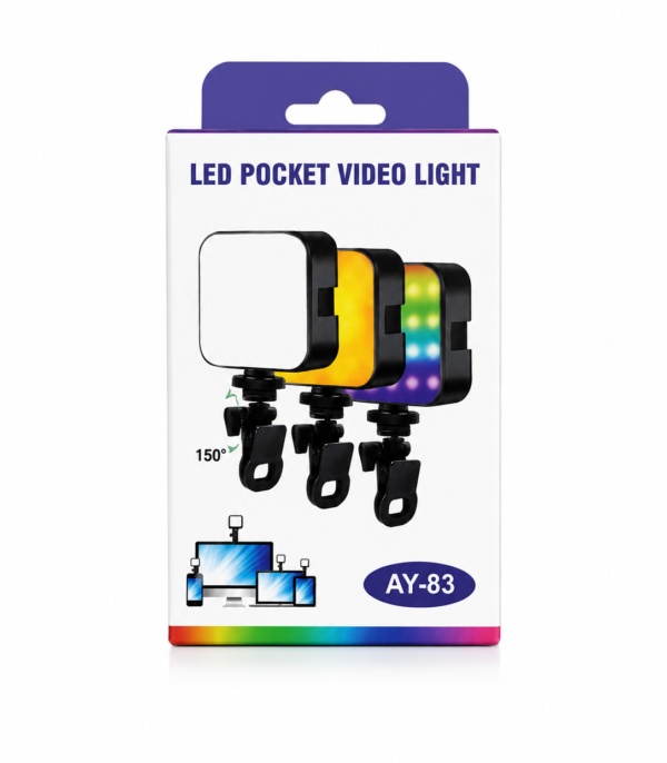 Lampa LED Pocket Video Light AY-83 do telefonu i aparatu