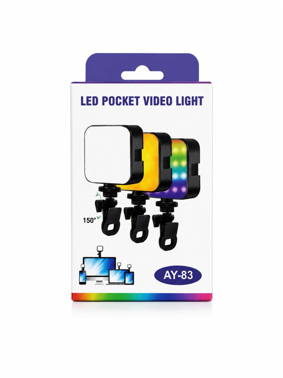 Lampa LED Pocket Video Light AY-83 do telefonu i aparatu
