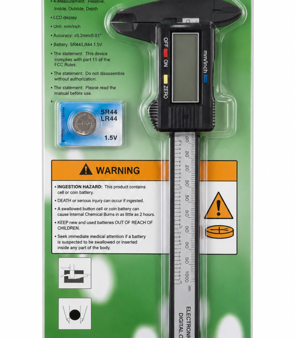 Suwmiarka elektroniczna cyfrowa LCD 150 mm do precyzyjnych pomiarów
