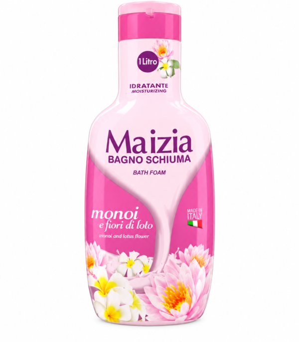 Malizia Bagno Schiuma Monoi e Fiori di Loto 1L płyn do kąpieli