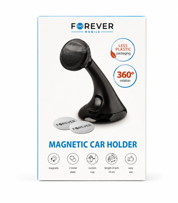Uchwyt Uchwyt samochodowy magnetyczny Forever 360 do telefonu