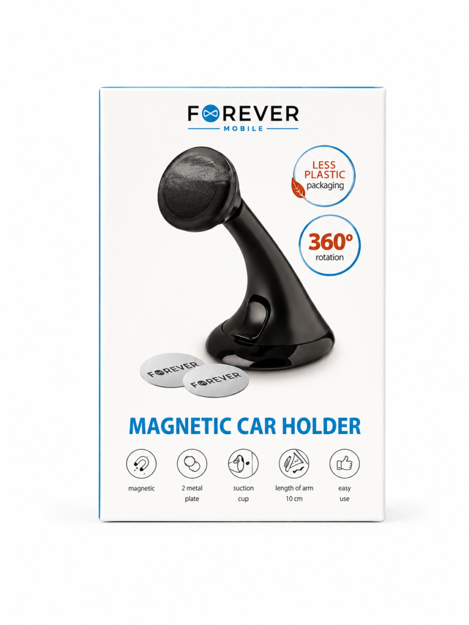 Uchwyt Uchwyt samochodowy magnetyczny Forever 360 do telefonu