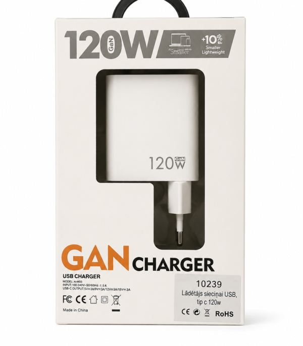 Ładowarka USB-C 120W GAN Charger Fast Charge
