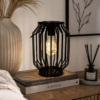 lampion czarny Lampion solarny czarny LED dekoracyjny glamour