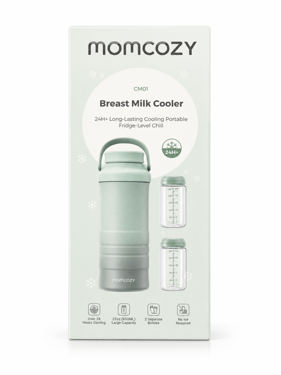 Chłodziarka do mleka mamy Momcozy CM01 fioletowa 24h