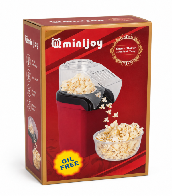 Maszyna do popcornu MiniJoy Oil Free do domowego popcornu