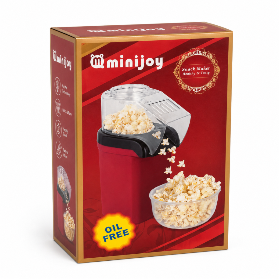 Maszyna do popcornu Maszyna do popcornu MiniJoy Oil Free do domowego popcornu