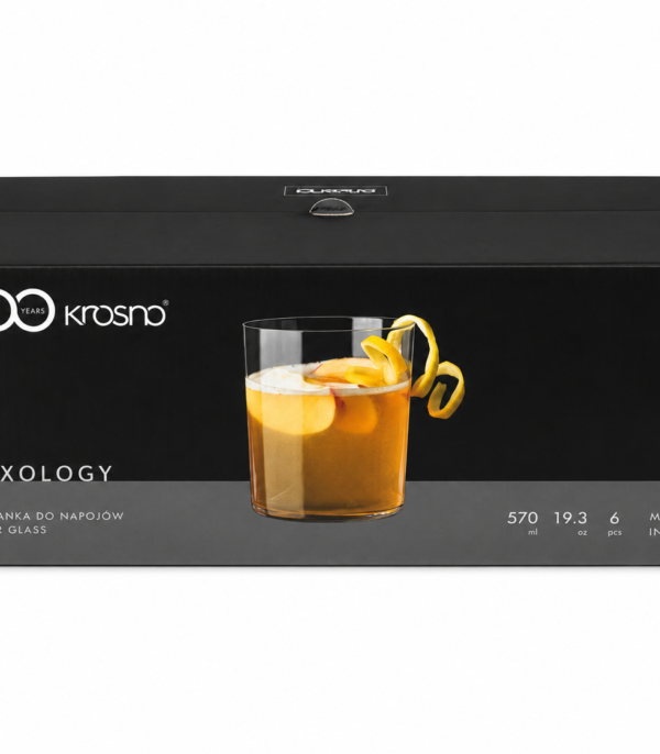Krosno Mixology szklanki do whisky 570 ml 6 sztuk