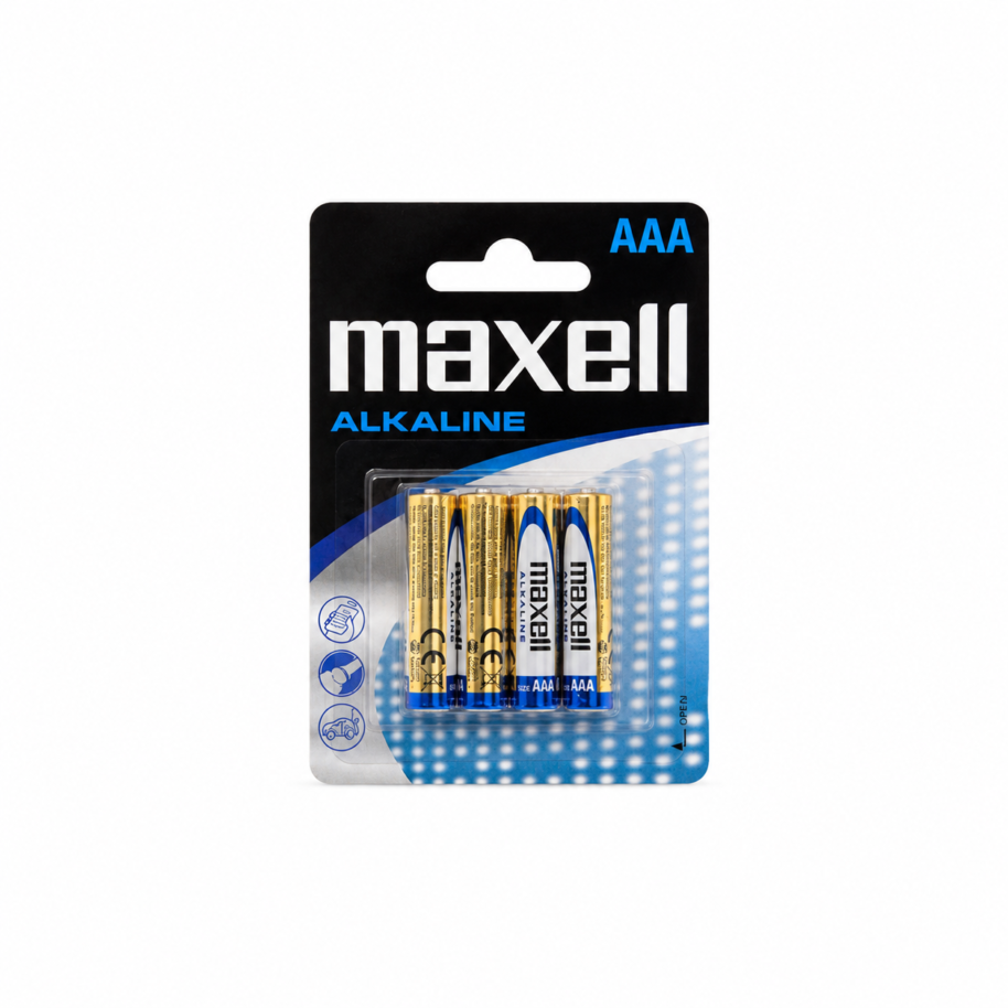 Baterie Baterie alkaliczne Maxell AAA LR03 1.5V 4 sztuki