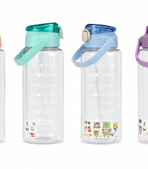 Bidon na Wodę 2000 ml ze słomką i uchwytem