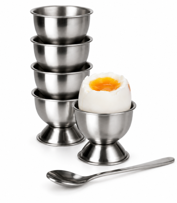 Kieliszki do jajek stalowe 4 szt Egg Cup