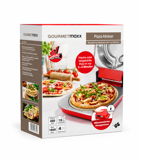 GOURMETmaxx Pizza Maker 1800W