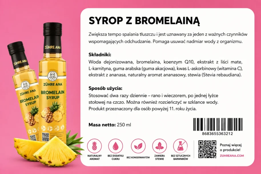 Syrop z Bromelainą Syrop z Bromelainą