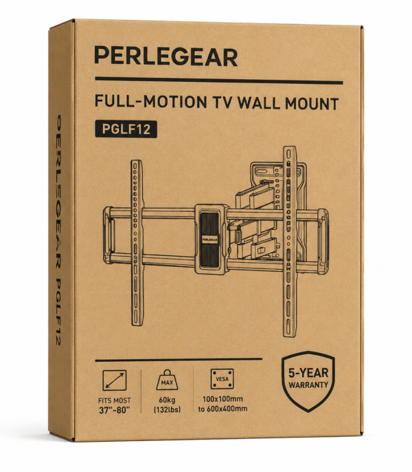 PERLEGEAR PGLF12 uchwyt ścienny do telewizora 37–80 cali