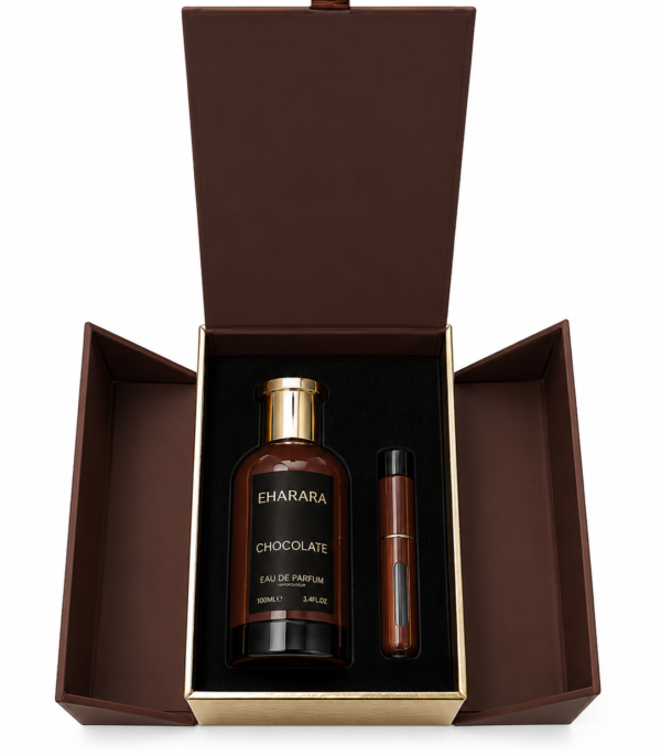 Perfumy Chocolate 100 ml Bharara z atomizerem podróżnym Perfumy Chocolate 100 ml Bharara z atomizerem podróżnym