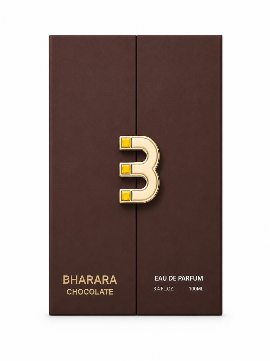 brąz1Perfumy Chocolate 100 ml Bharara z atomizerem podróżnym Perfumy Chocolate 100 ml Bharara z atomizerem podróżnym