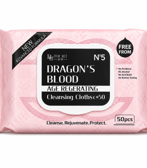 Chusteczki oczyszczające Dragon's Blood Age Regenerating 50 sztuk