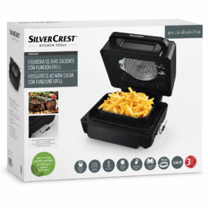 SilverCrest Frytkownica Beztłuszczowa z Funkcją Grilla Premium 2460W