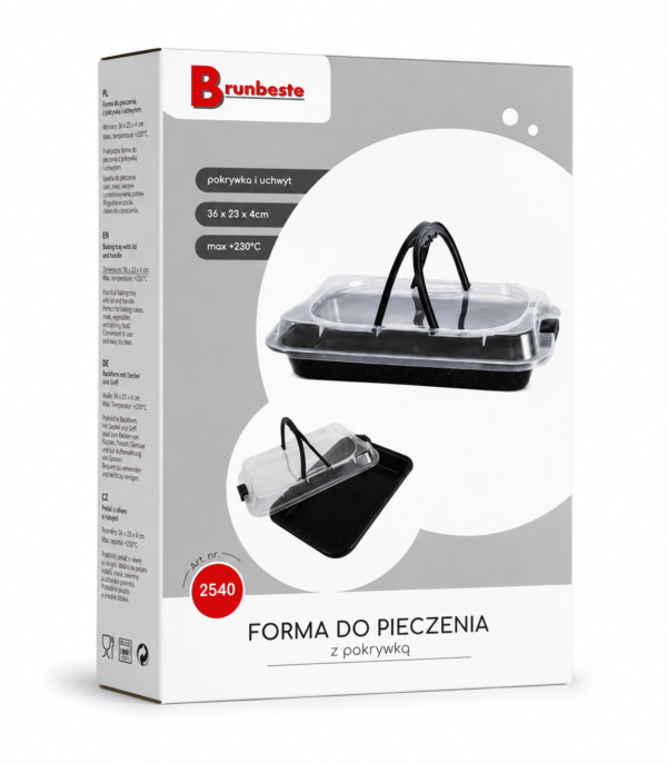 Brunbeste Forma do Pieczenia z Pokrywką 36 × 23 cm