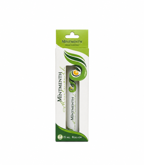 Mintmenth, Mintmenth Roll-On, roll-on, olejki eteryczne, mentol, olejek eukaliptusowy, olejek miętowy, aromaterapia, relaks, chłodzący roll-on, kosmetyk do masażu, 15 ml