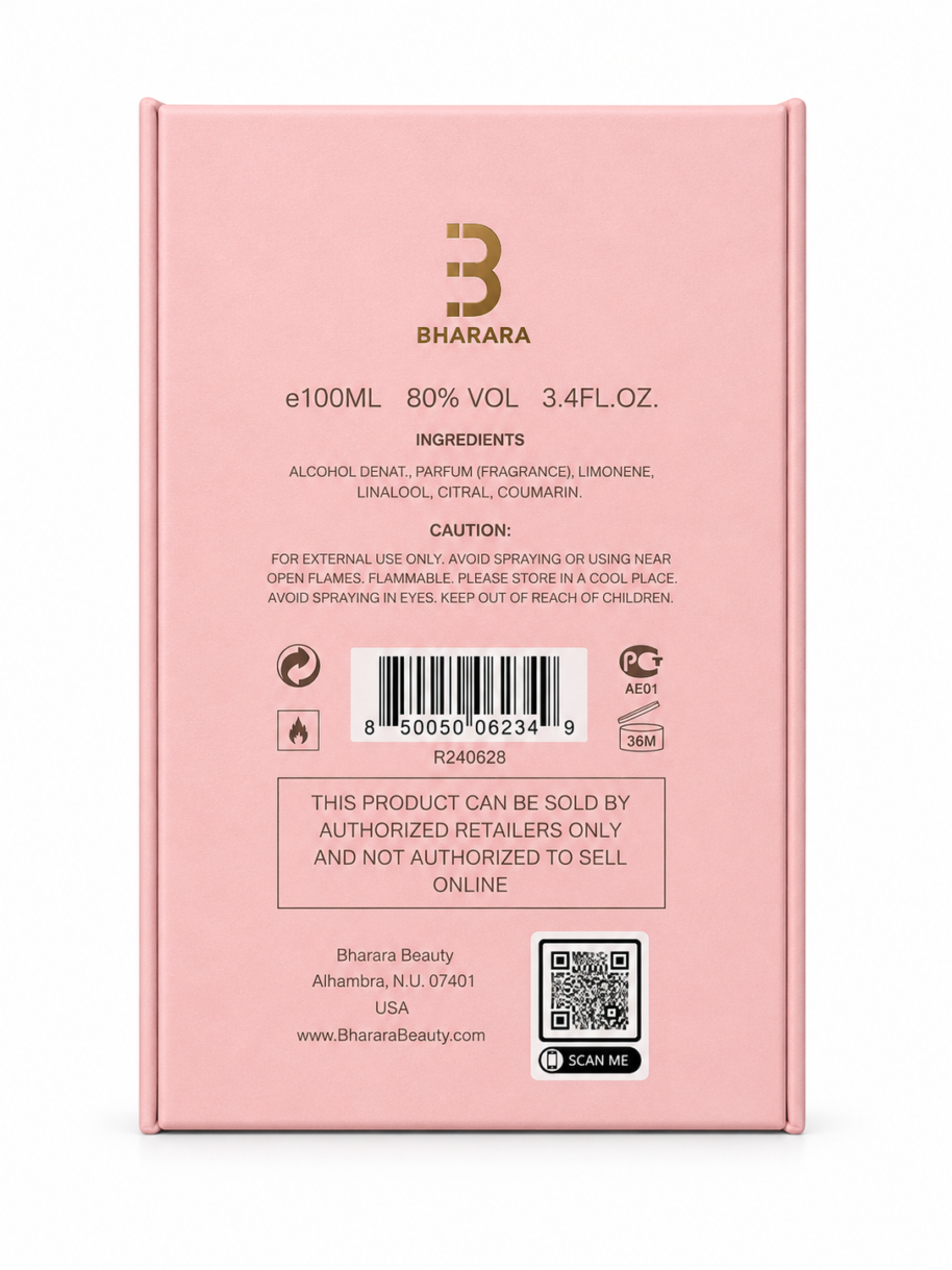 Perfumy Rose 100 ml Bharara z atomizerem podróżnym Perfumy Rose 100 ml Bharara z atomizerem podróżnym