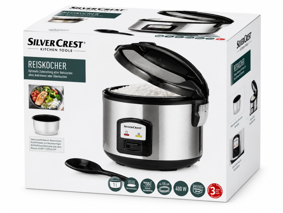 SilverCrest Ryżowar 1L 400W SilverCrest Ryżowar 1L 400W