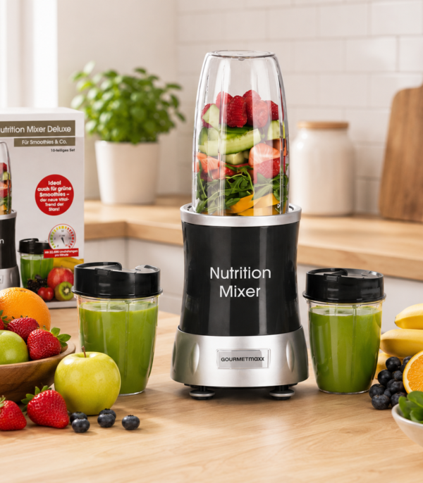 GOURMETmaxx Nutrition Mixer Deluxe 1000 W Blender do Smoothie