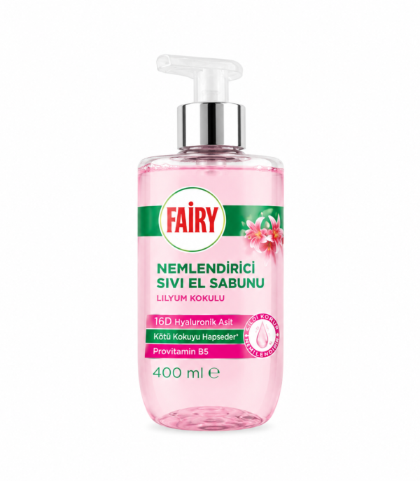 Fairy nawilżające mydło w płynie 400 ml Liliowy