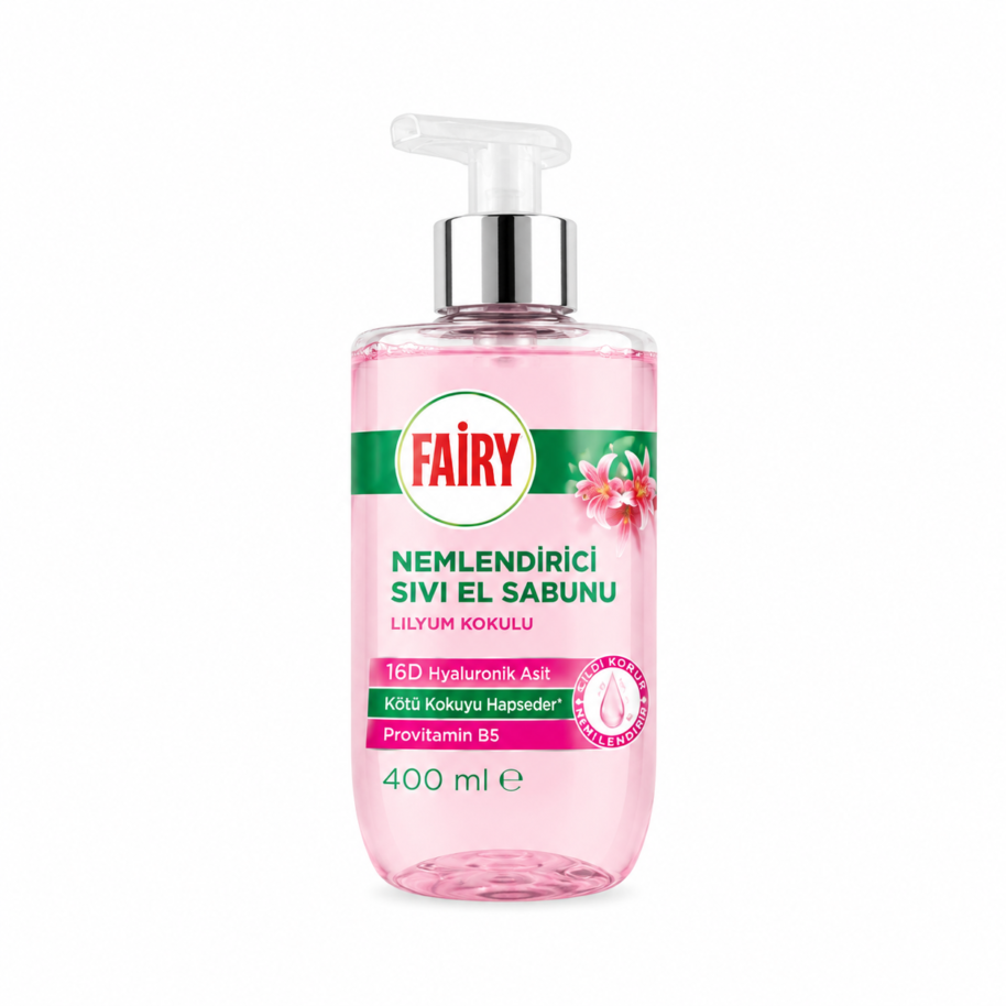 Fairy nawilżające mydło w płynie 400 ml Liliowy