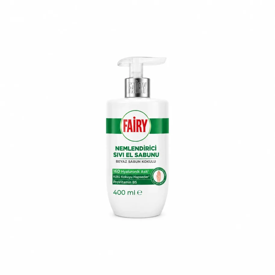 Fairy płyn do rąk Mydło w płynie Fairy Białe Mydło 400 ml z pompką