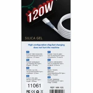 Kabel USB-C do USB-C 120W 1,8 m Welike