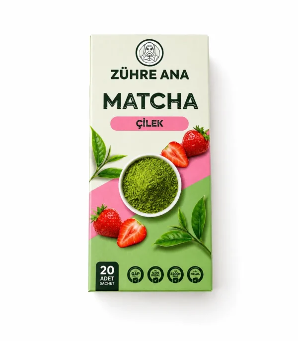 Matcha truskawkowa ZÜHRE ANA 20 saszetek