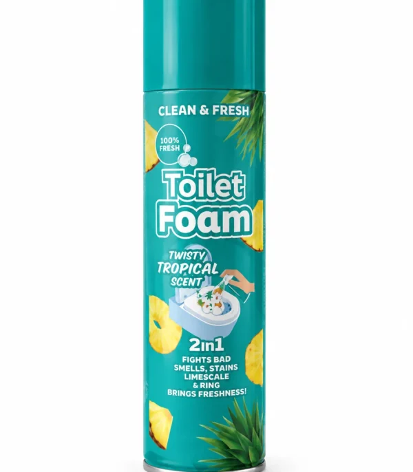 Pianka do Czyszczenia Toalet Clean & Fresh Tropical 2w1